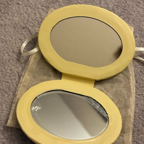 Purple and Gold Butterfly regular and magnifying mirror for purse - Picture 4 of 4